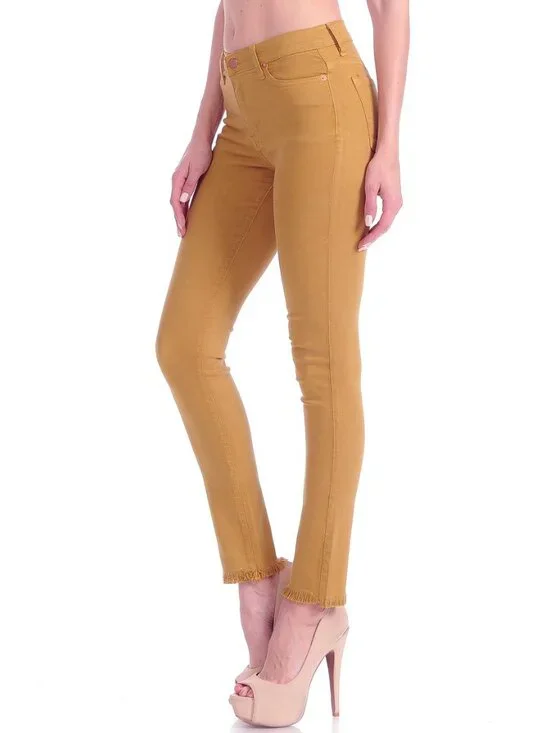 Angry Rabbit Mid Rise Color  Skinny - Picture 2 of 4